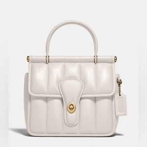 Coach willis top handle 18 with quilting